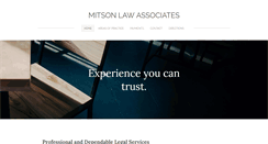 Desktop Screenshot of mitsonlaw.com